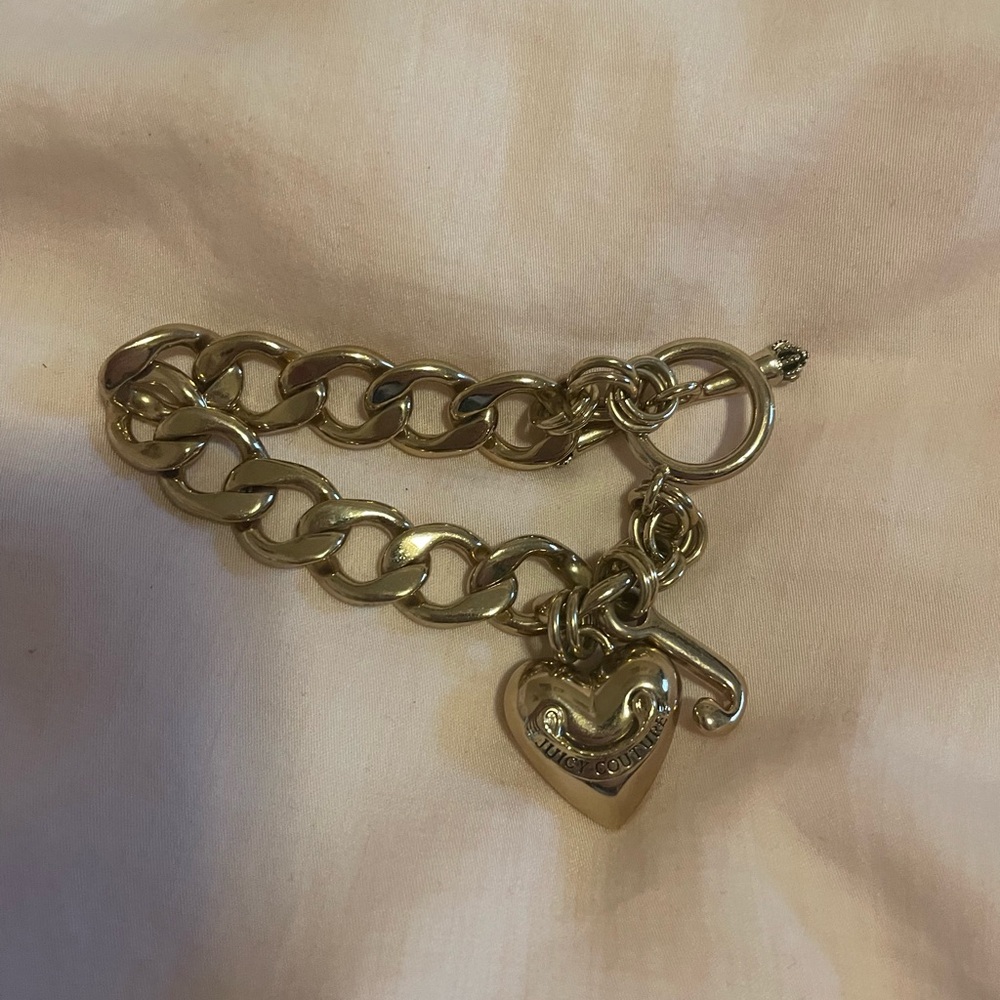 Juicy Couture Gold Charm Bracelet